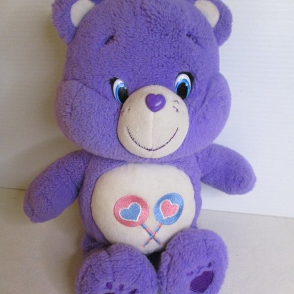 2016 Just Play Care Bear SHARE BEAR Plush Soft Toy Stuffed Animal 13"​​​​​​​​​​